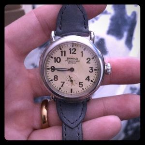 Shinola triple band watch, with box